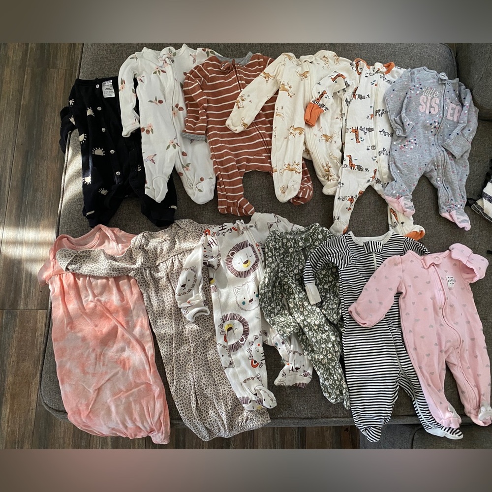 Newborn pajamas bundle
